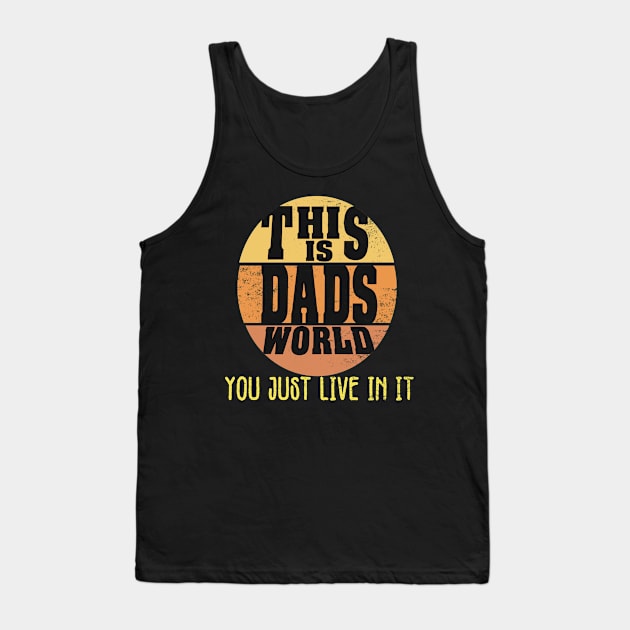 Download Delete More info Cool Dads World Vintage Fathers Day Tank Top by chilla09